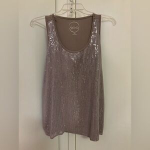 INC International Concepts Metallic Top